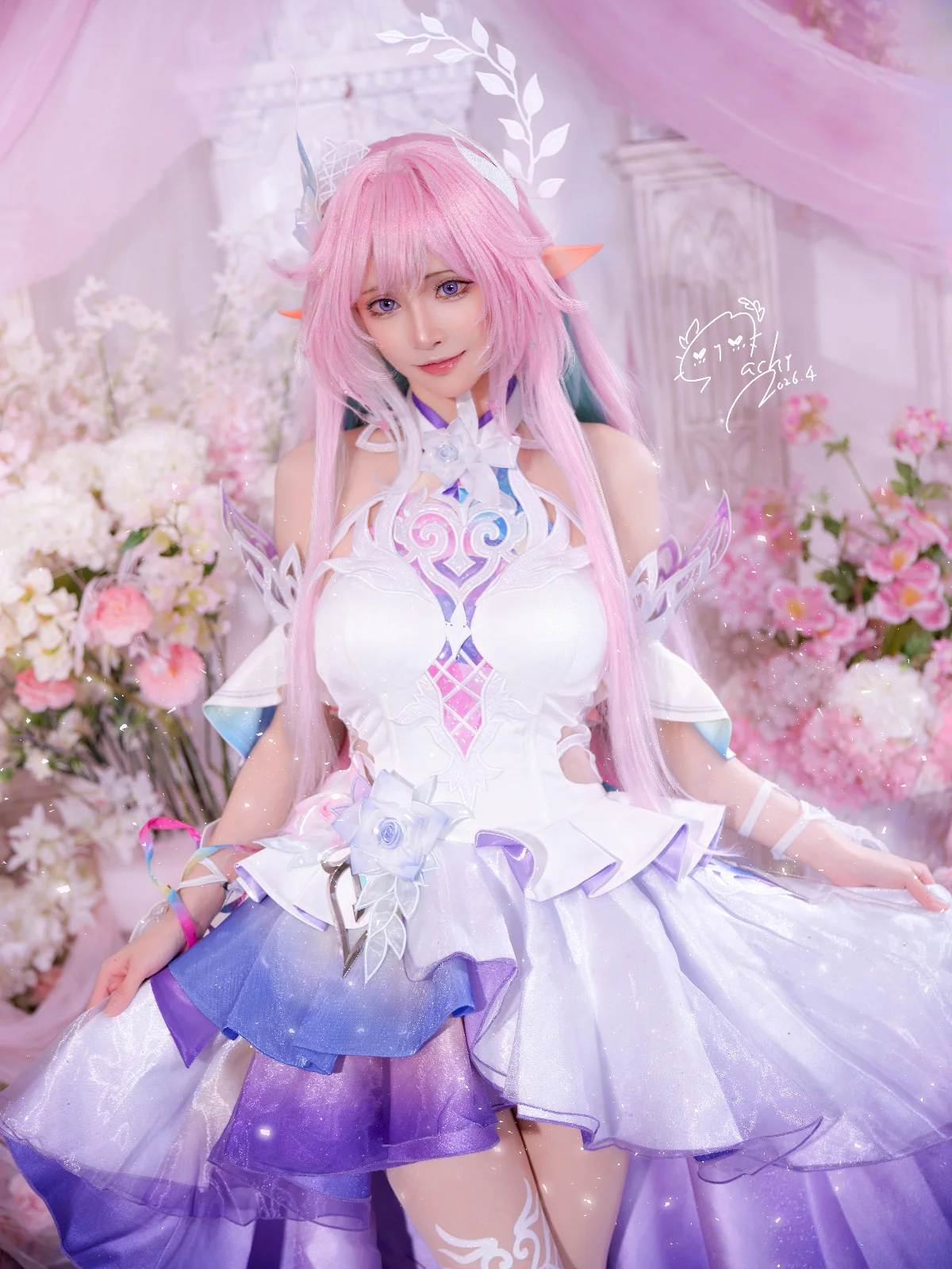 Machi馬吉 cosplay Cyrene - HonkaiStar Rail by Machi馬吉