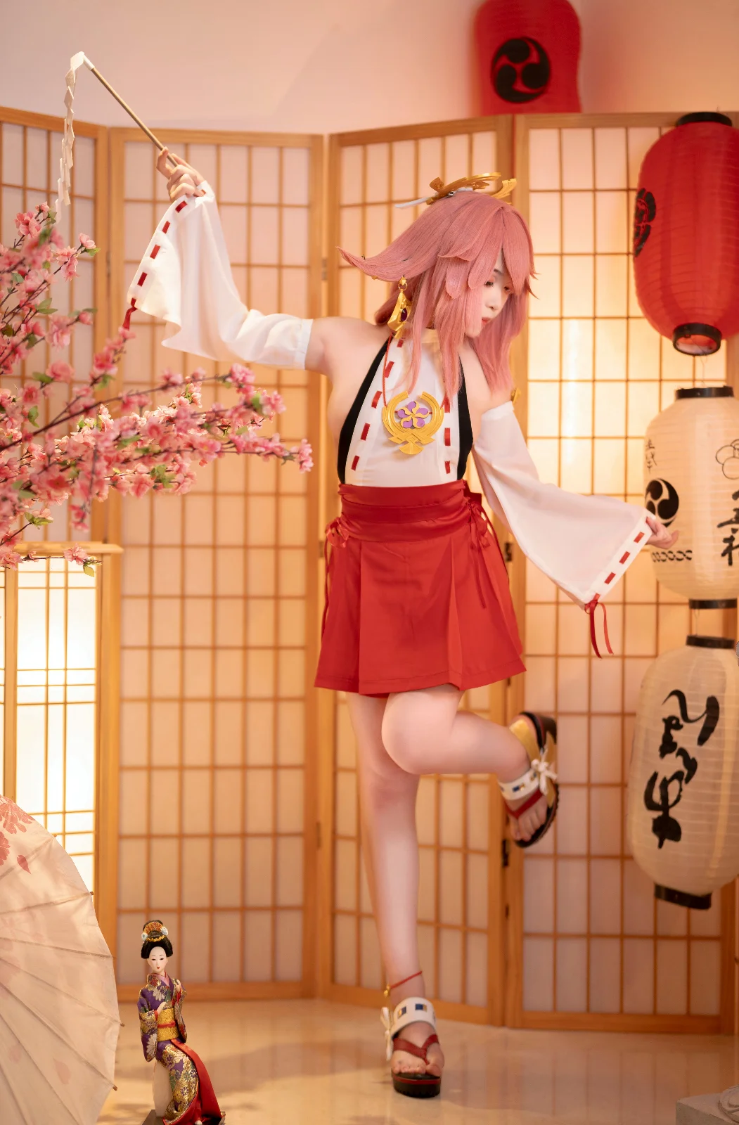 Bangni邦尼 cosplay Yae Miko - Genshin Impact by Bangni邦尼