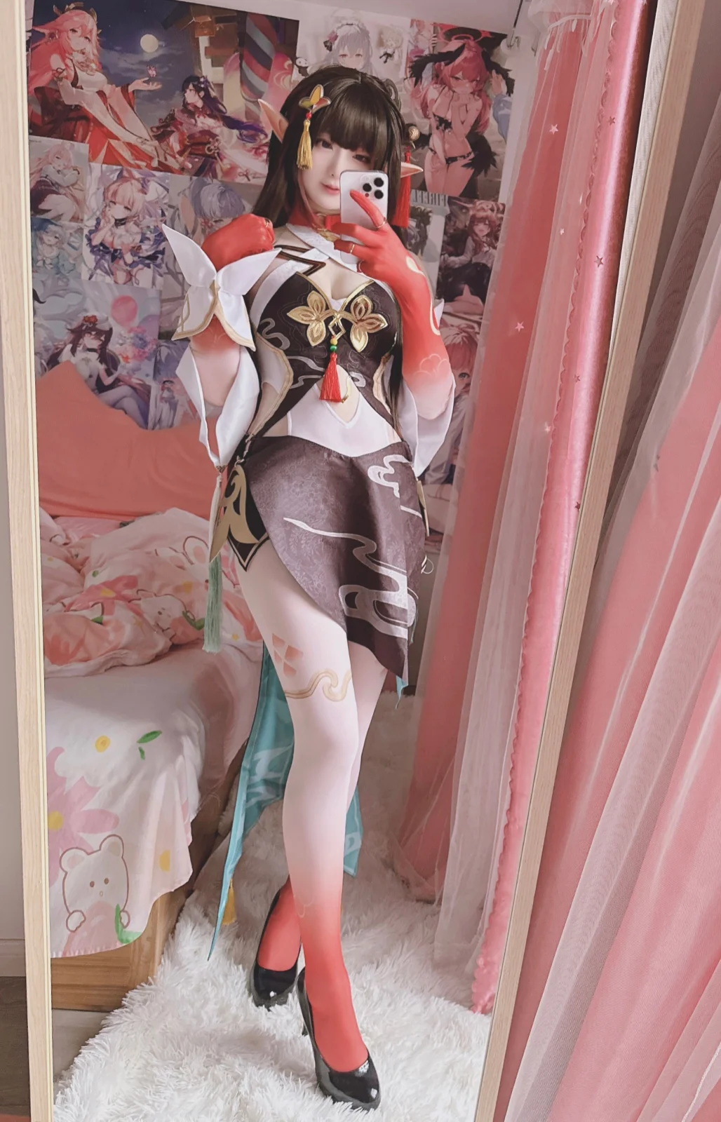 Xidaidai (喜呆呆) cosplay - Lingsha with GIF (Honkai Star Rail) by xidaidai