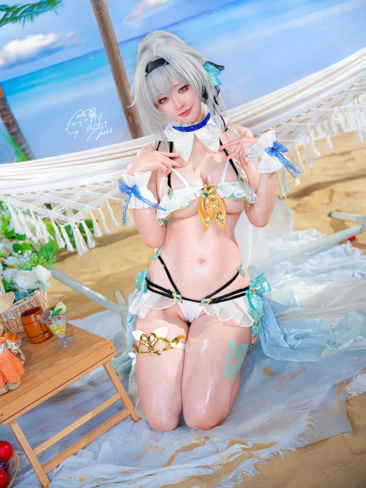 Machi馬吉 cosplay Firefly - HonkaiStar Rail by Machi馬吉